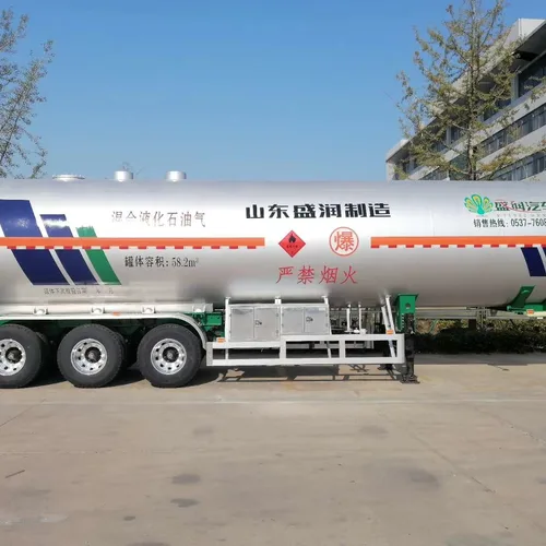 Liquid Gas Transport Semi-trailer (Mixed LPG or Isobutane, 58.2m³)