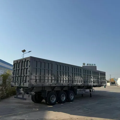 Shengrun Brand Tri-axle Aluminum Alloy Van Semi-trailer