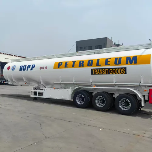 Shengrun export-type tri-axle aluminum alloy liquid tank semi-trailer