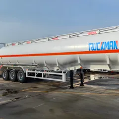 Shengrun export-type aluminum alloy liquid tank semi-trailer