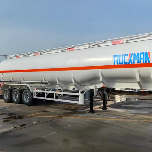 Shengrun export-type aluminum alloy liquid tank semi-trailer