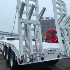 Shengrun Brand Tri-axle Lowbed Semi-trailer