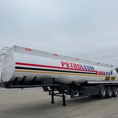 Shengrun brand overseas-customized tri-axle aluminum alloy liquid tank semi-trailer