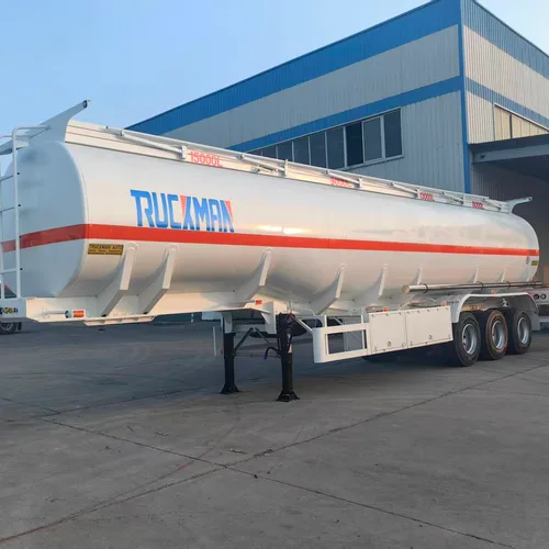 Shengrun export-type aluminum alloy liquid tank semi-trailer