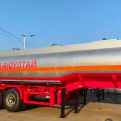 Shengrun brand export-type tri-axle stainless steel liquid tank semi-trailer