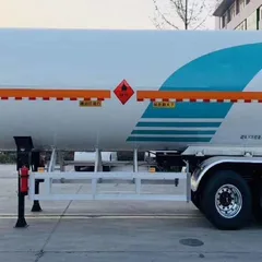 Shengrun cryogenic liquid transport semi-trailer (liquid ethane 52.6m³)