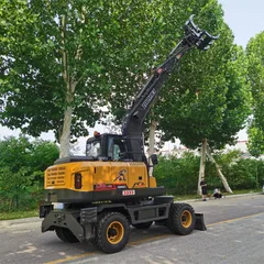 ZJ95W Wheel Excavator Multi Application with Quick Attachments