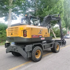 ZJ95W Wheel Excavator Multi Application with Quick Attachments