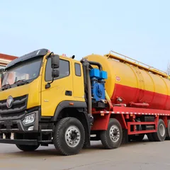 Custom Large Capacity FOTON 6x4 Engine Suction Sewage & Vacuum Truck High-Pressure Cleaning Municipal Use NEW Shandong