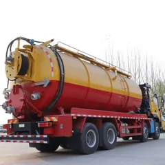 Custom Large Capacity FOTON 6x4 Engine Suction Sewage & Vacuum Truck High-Pressure Cleaning Municipal Use NEW Shandong