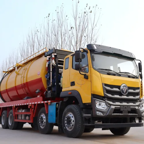Custom Large Capacity FOTON 6x4 Engine Suction Sewage & Vacuum Truck High-Pressure Cleaning Municipal Use NEW Shandong