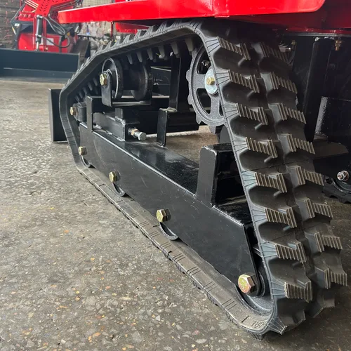 Mini Crawler Tractor with Dozer Blade | Compact Farm Power Tiller