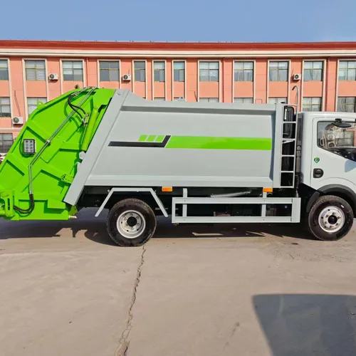 厂家直销 可定制柴油4×2发动机压缩式垃圾车 桶装生活垃圾收集车