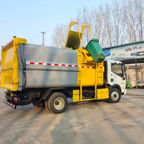 Sanitation Hanging Bucket Garbage Truck Automatic Compactor Property & Street Garbage Collection & Transfer Truck