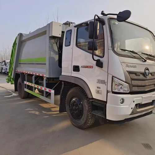 Factory Direct Sale Foton PLC Controlled 4x2 Diesel Engine Garbage Compactor Truck Euro 3 Emission Manual Transmission 16000kg
