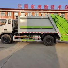 Factory Direct Sale Foton PLC Controlled 4x2 Diesel Engine Garbage Compactor Truck Euro 3 Emission Manual Transmission 16000kg