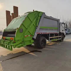 Factory Direct Sale Foton PLC Controlled 4x2 Diesel Engine Garbage Compactor Truck Euro 3 Emission Manual Transmission 16000kg