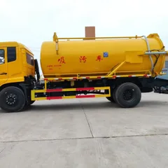 XND Vacuum Sewage Truck-14m Capacity Engine Diesel Euro 3 150-250hp for Municipal Sewage Cleaning | Customizable