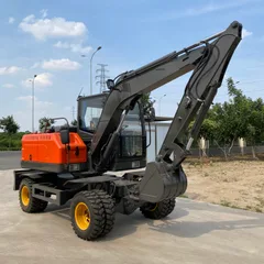60 Wheel Excavator Heavy-Duty Large Hydraulic Wheel Excavator for Sale
