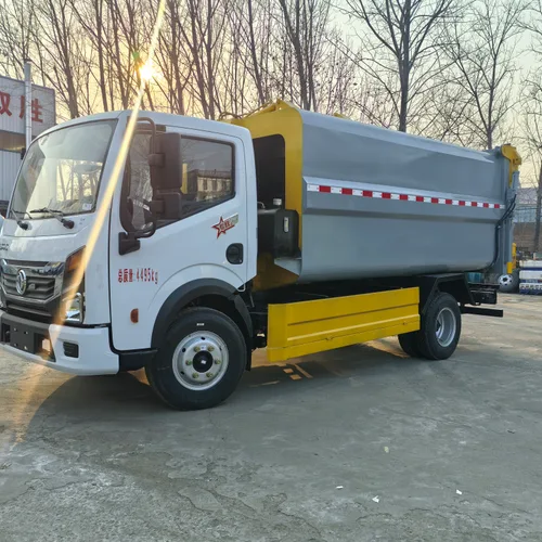 Sanitation Hanging Bucket Garbage Truck Automatic Compactor Property & Street Garbage Collection & Transfer Truck