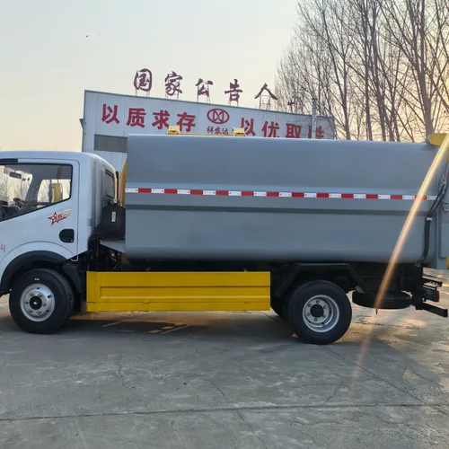 Sanitation Hanging Bucket Garbage Truck Automatic Compactor Property & Street Garbage Collection & Transfer Truck