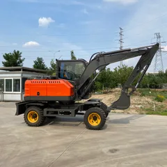 60 Wheel Excavator Heavy-Duty Large Hydraulic Wheel Excavator for Sale