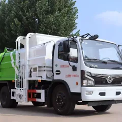 Dongfeng Furuika Direct Manufacturer 4x2 8 Cubic Manual Diesel Engine Recycling Food Waste Dry-Wet Separation Garbage Treatment