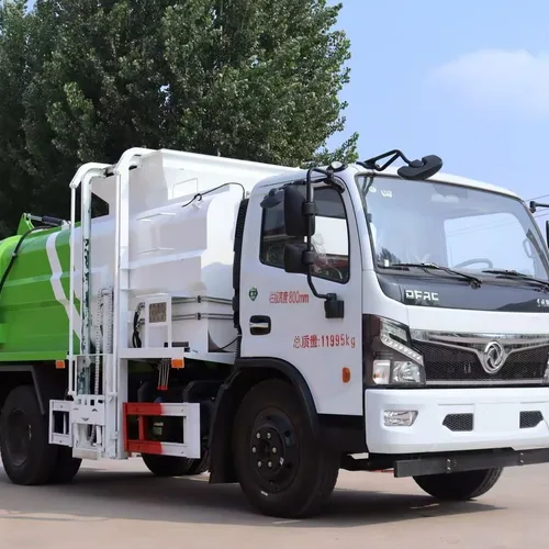 Dongfeng Furuika Direct Manufacturer 4x2 8 Cubic Manual Diesel Engine Recycling Food Waste Dry-Wet Separation Garbage Treatment