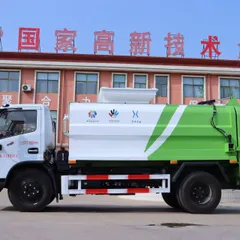 Dongfeng Furuika Direct Manufacturer 4x2 8 Cubic Manual Diesel Engine Recycling Food Waste Dry-Wet Separation Garbage Treatment