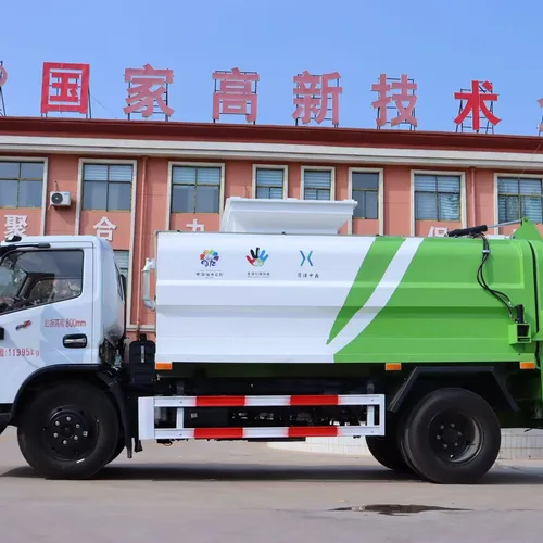 Dongfeng Furuika Direct Manufacturer 4x2 8 Cubic Manual Diesel Engine Recycling Food Waste Dry-Wet Separation Garbage Treatment