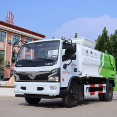 Dongfeng Furuika Direct Manufacturer 4x2 8 Cubic Manual Diesel Engine Recycling Food Waste Dry-Wet Separation Garbage Treatment