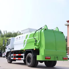 Dongfeng Furuika Direct Manufacturer 4x2 8 Cubic Manual Diesel Engine Recycling Food Waste Dry-Wet Separation Garbage Treatment