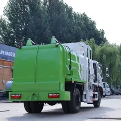 Dongfeng Furuika Direct Manufacturer 4x2 8 Cubic Manual Diesel Engine Recycling Food Waste Dry-Wet Separation Garbage Treatment