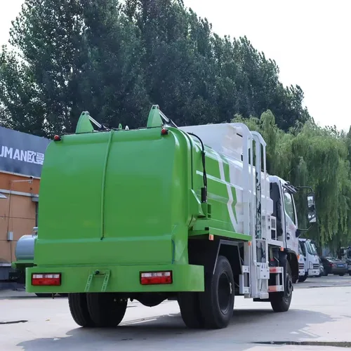 Dongfeng Furuika Direct Manufacturer 4x2 8 Cubic Manual Diesel Engine Recycling Food Waste Dry-Wet Separation Garbage Treatment