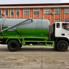 Foton Vacuum Sewage  Truck-8m Capacity Vacuum Pump Diesel Euro 3 150-250hp for Municipal Sewage Cleaning | Customizable