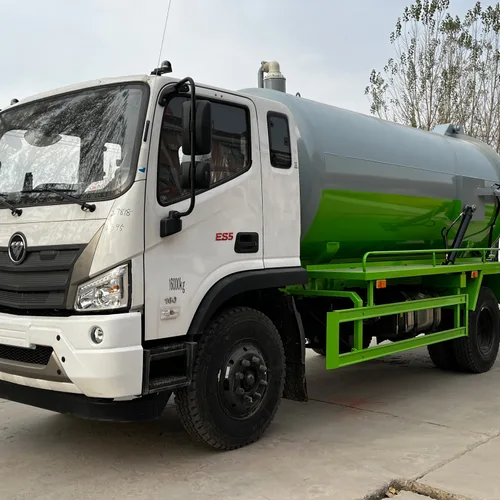 Foton Vacuum Sewage  Truck-8m Capacity Vacuum Pump Diesel Euro 3 150-250hp for Municipal Sewage Cleaning | Customizable