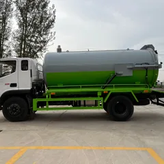 Foton Vacuum Sewage  Truck-8m Capacity Vacuum Pump Diesel Euro 3 150-250hp for Municipal Sewage Cleaning | Customizable