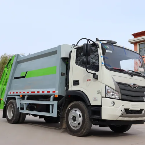 Factory-Direct Customizable XND Futian Garbage Compactor Truck Diesel Engine Euro 3 Emission Barrelized Domestic Waste