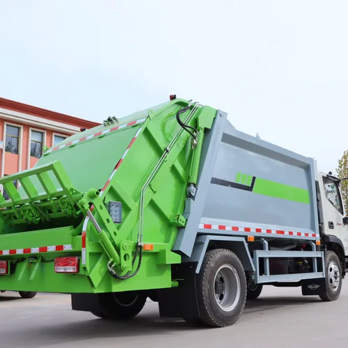 Factory-Direct Customizable XND Futian Garbage Compactor Truck Diesel Engine Euro 3 Emission Barrelized Domestic Waste