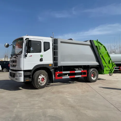 New Manual 10 Cubic Compression Type 4x2 Diesel Compactor Rear Loader Garbage Truck Dongfeng Chassis Euro 5 Emission