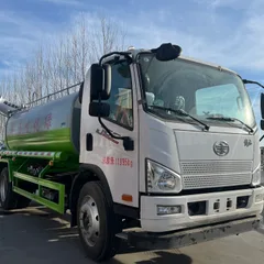 New Low Price JieFang Landscaping Water Tank Truck 4x2 12cbm Capacity Diesel Euro 5 Engine Manual Transmission Sale