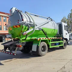 Factory Direct Customizable Dongfeng Manual Diesel Vacuum Sewer Suction Truck Large-Scale Municipal High-Pressure Cleaning