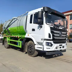 Factory Direct Customizable Dongfeng Manual Diesel Vacuum Sewer Suction Truck Large-Scale Municipal High-Pressure Cleaning