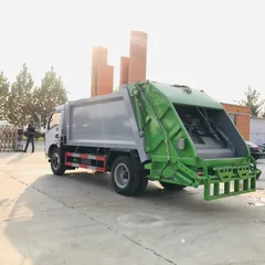 Factory-Direct Customizable Diesel Manual 4x2 Engine EURO 5 Garbage Compactor Truck Barrelized Domestic Waste Collection