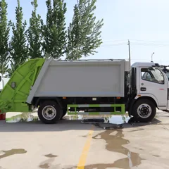 Factory-Direct Customizable Diesel Manual 4x2 Engine EURO 5 Garbage Compactor Truck Barrelized Domestic Waste Collection
