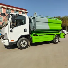 FAW Jiefang 5+3 Cleaning Vacuum Sewer Truck with Powerful Pipeline Dredging Capability Vacuum Pump Diesel