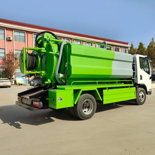 FAW Jiefang 5+3 Cleaning Vacuum Sewer Truck with Powerful Pipeline Dredging Capability Vacuum Pump Diesel