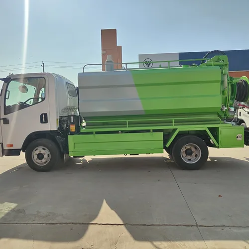 FAW Jiefang 5+3 Cleaning Vacuum Sewer Truck with Powerful Pipeline Dredging Capability Vacuum Pump Diesel