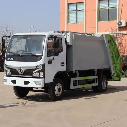 5 Cubic Compression Type 4x2 Diesel Manual Transmission Compactor Garbage Collection Truck Dongfeng Chassis Euro 5 Emission