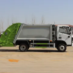 5 Cubic Compression Type 4x2 Diesel Manual Transmission Compactor Garbage Collection Truck Dongfeng Chassis Euro 5 Emission